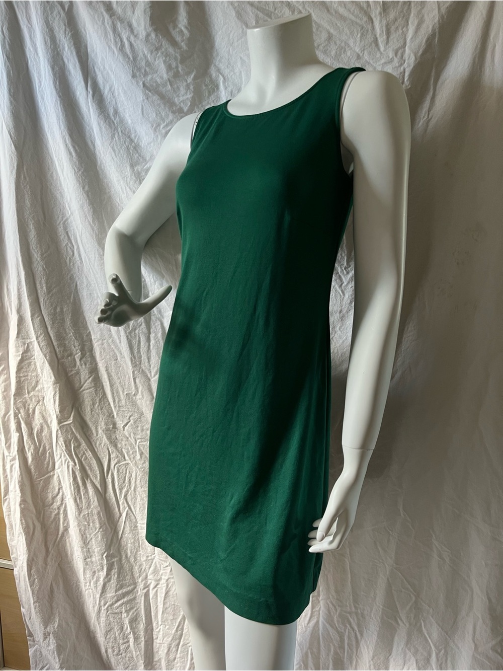 Jacob Sleeveless Stretch Knit Green Sheath Dress XS